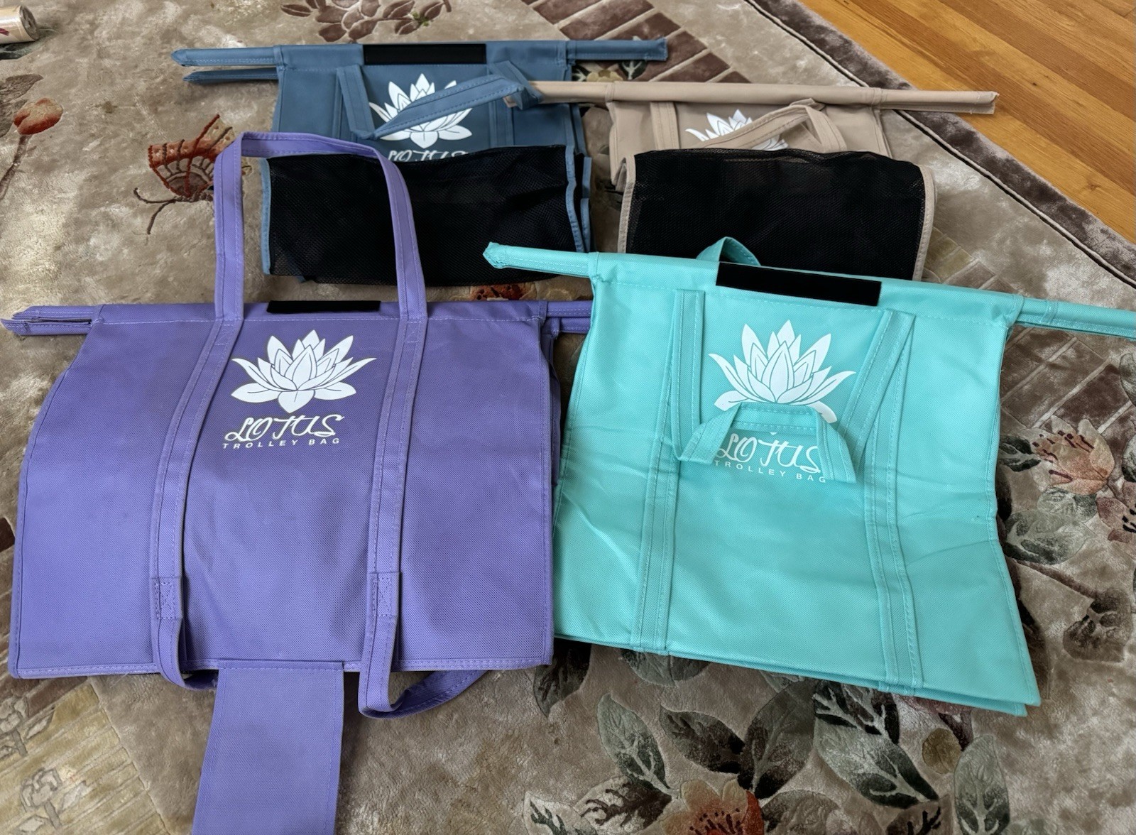 Trolley Bags by Lotus Reusable Eco Friendly In Cart Grocery Bags Set of 4