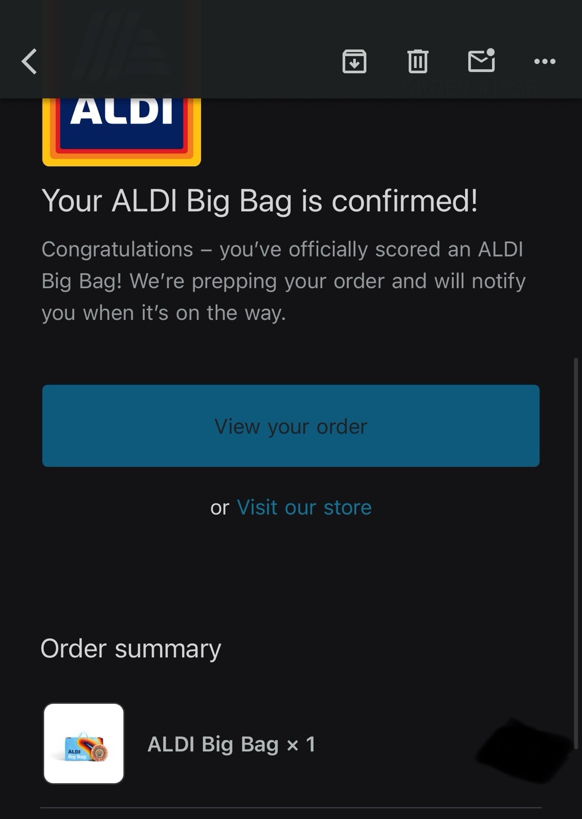 2025 The ALDI Big Bag Collection Heritage Rainbow Stripe Tote LIMITED EDITION
