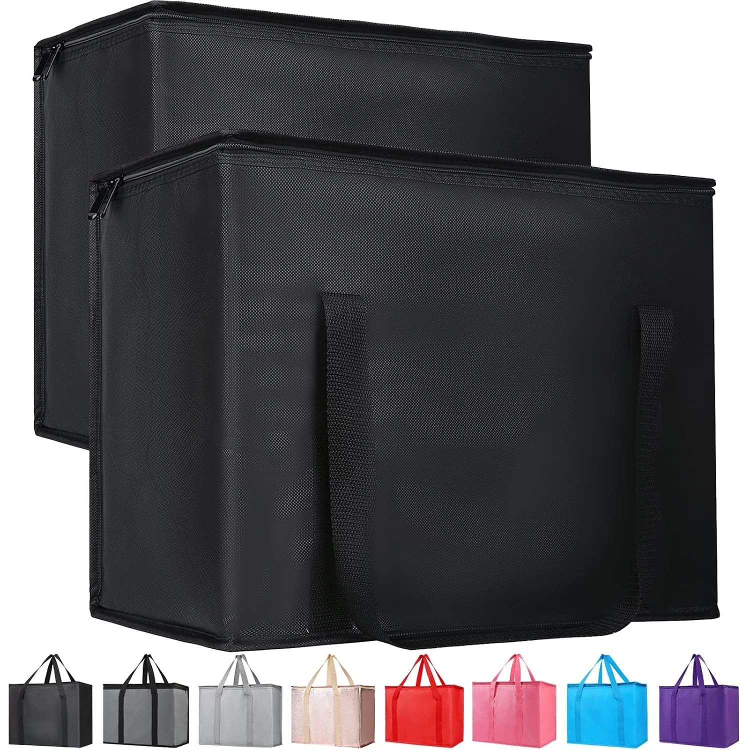 Collapsible Insulated Tote Bags, 30L – Perfect for Frozen Foods & Hot Delivery