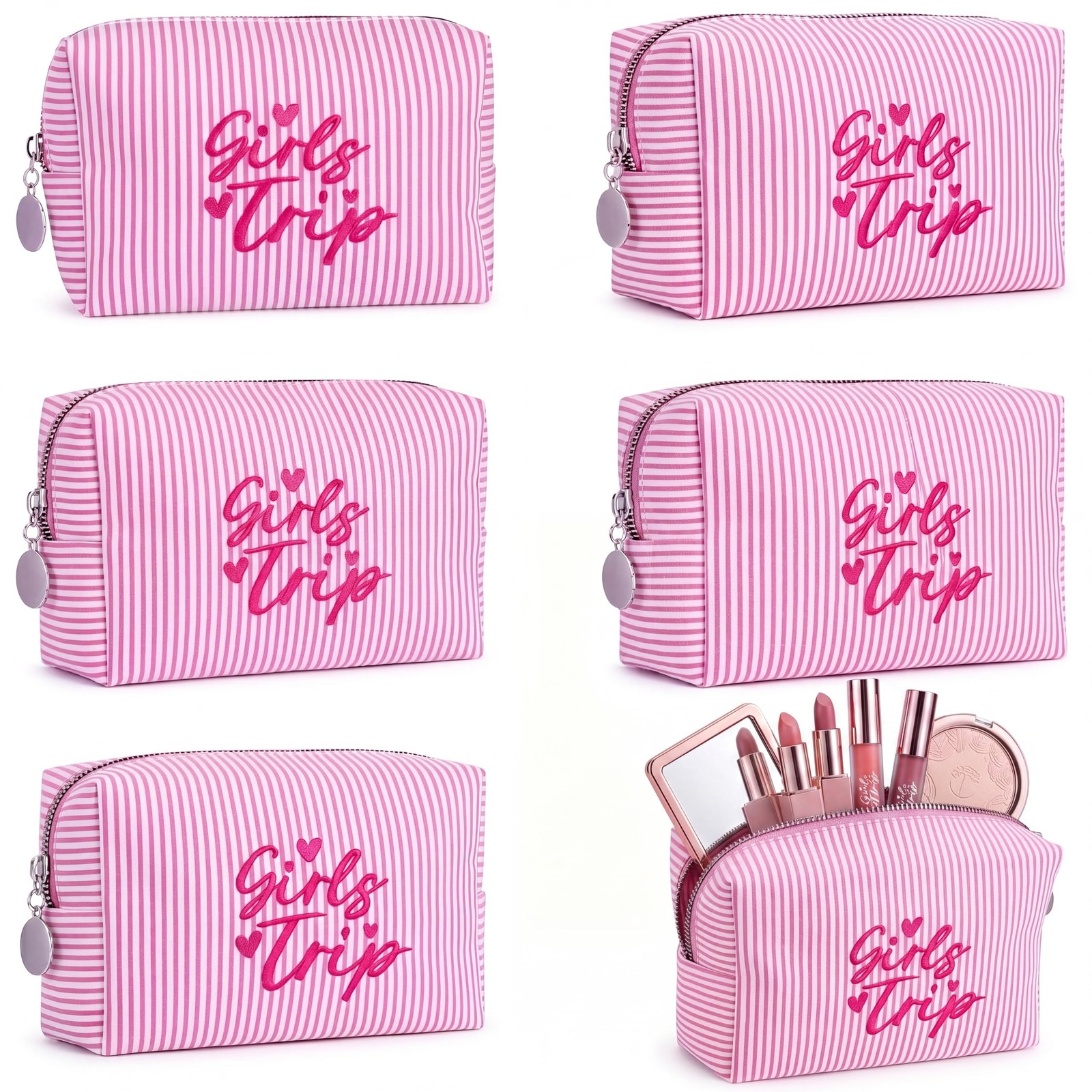 Sunnymove 6 Pcs Girls Trip Gifts Favors 7.09 x 2.76 x 4.33 inches, colorful