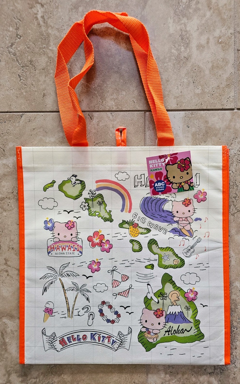 HAWAII Hello Kitty & Friends, Kuromi NWT Reusable Shopping Tote Bags Lot-of-4