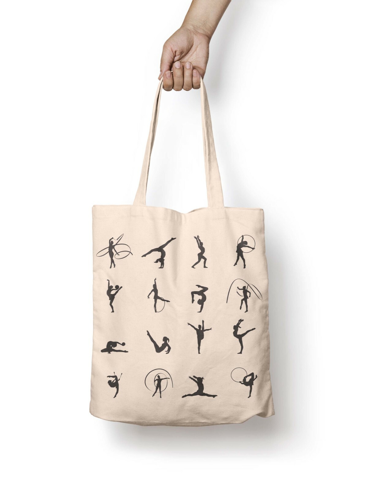 Gymnastics Tote, Grocery Tote, 100% Premium Cotton Canvas Tote
