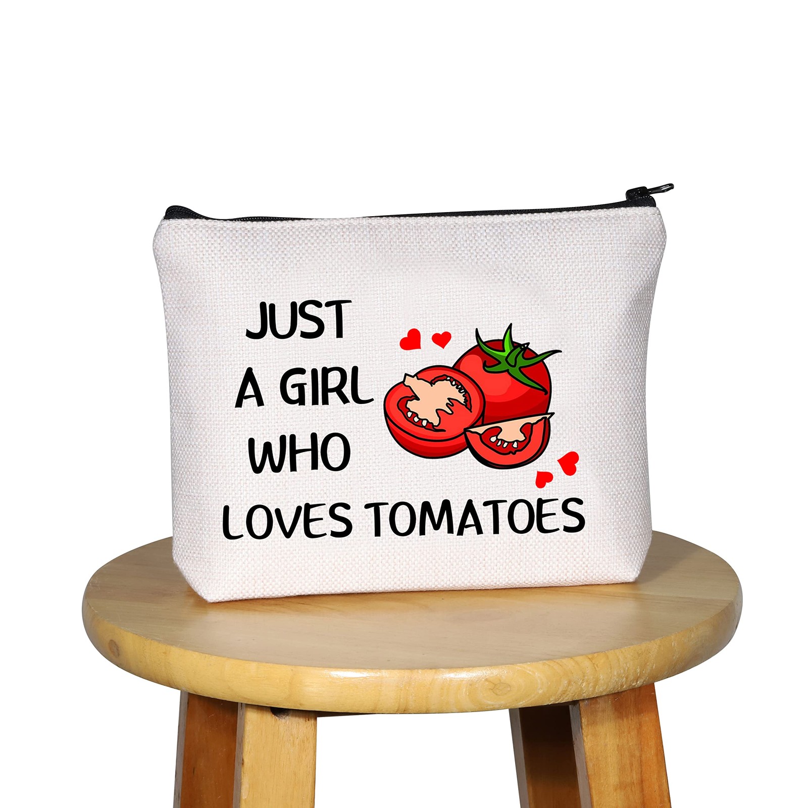 G2TUP Tomato Lover Gift Who Loves Tomatoes White Bag