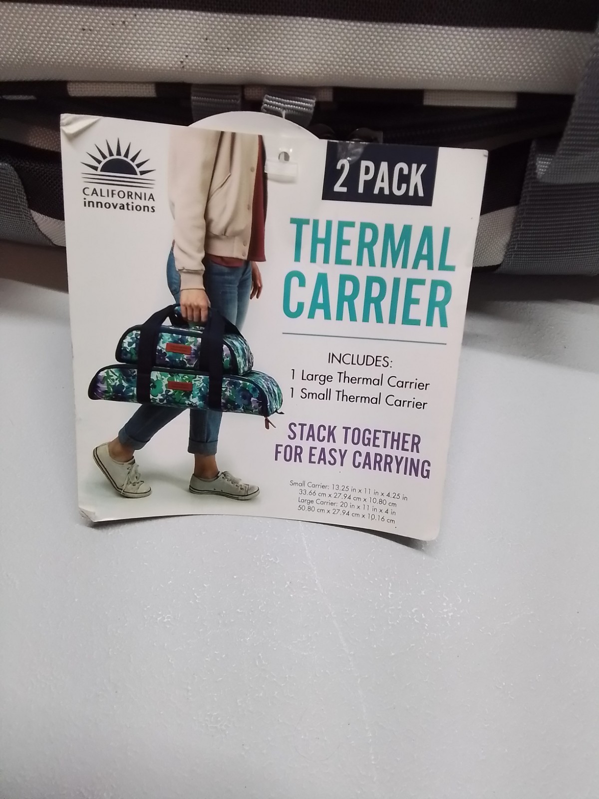 NWT 2 Pack Thermal Carrier 1- Lg 1-Sm Church Dinners Showers Family Meals Pinics