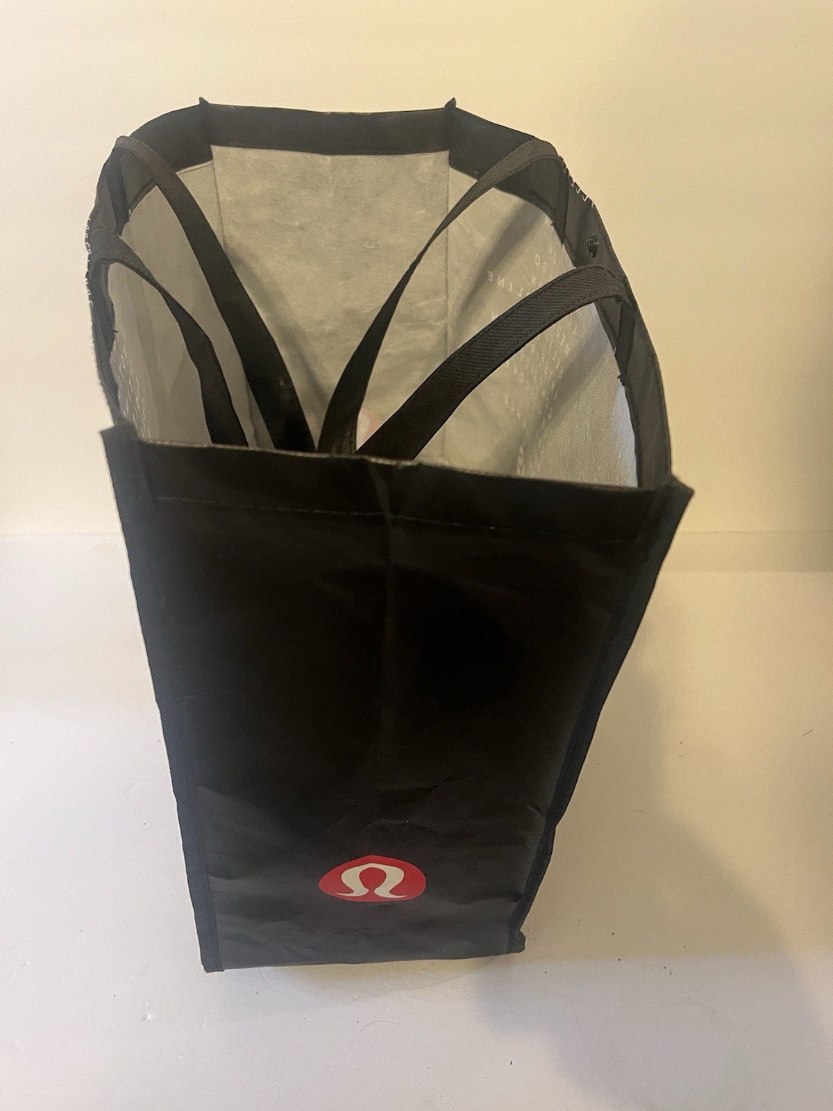 2 Lululemon Bag Snap button Closure Reusable Tote Shopping Bag Large and Small