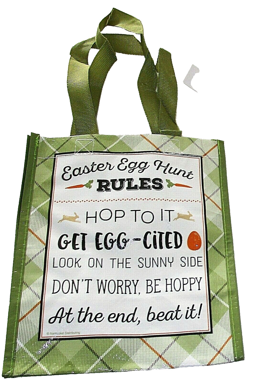 EASTER Reusable Tote Bag ~ 10″ x 9″ x 6″ ~ EASTER EGG HUNT RULES