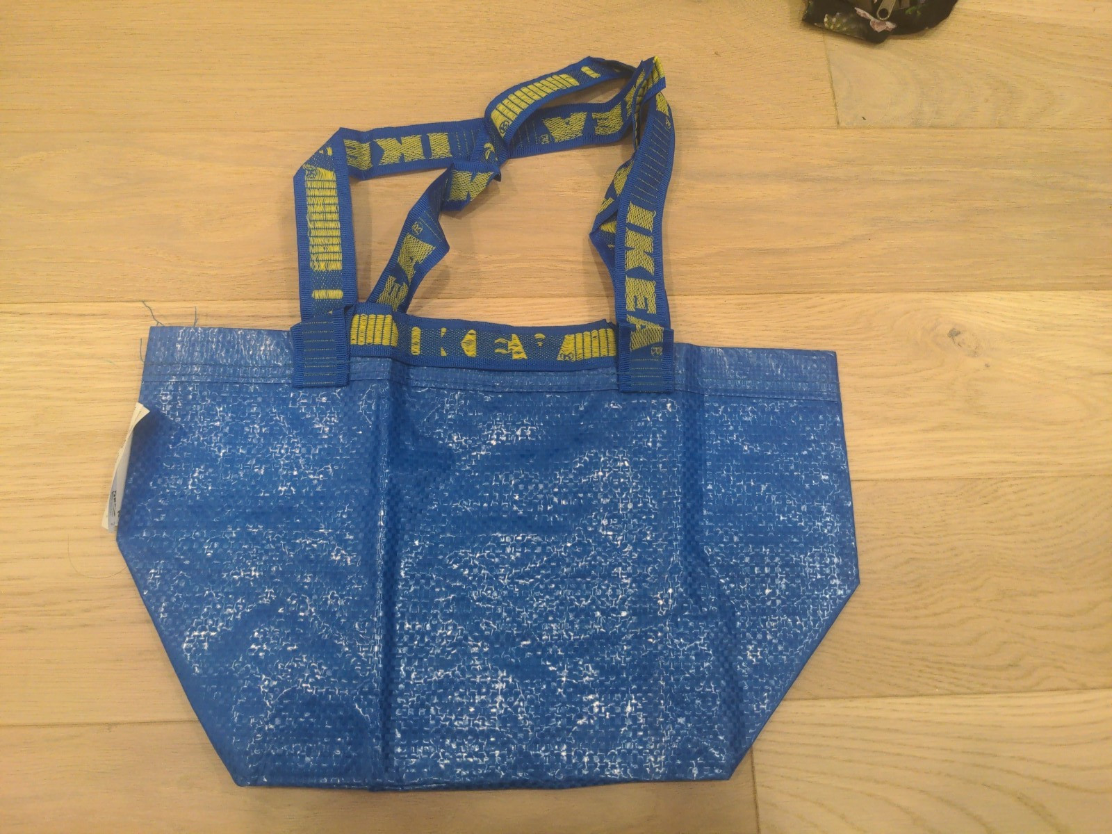 IKEA Brattby SMALL Bag Grocery Shopping Storage Tote Blue 10 x 10 inch NEW UNUSE