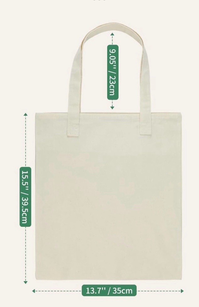 Beach Canvas Tote Bag: Minimalist Summer
